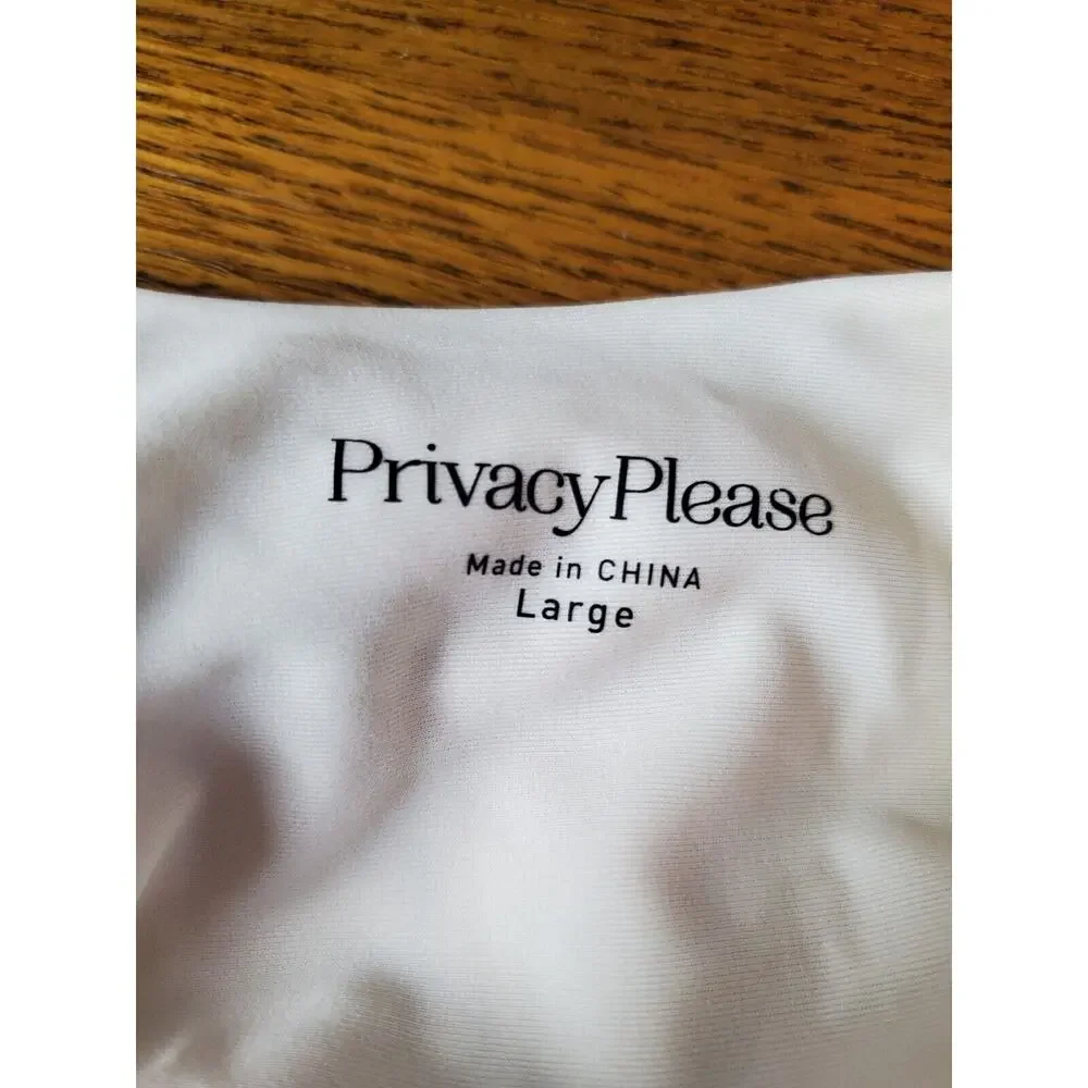 Privacy Please One Piece Swimsuit‎ Eloise Plunge Womens Large Floral REVOLVE